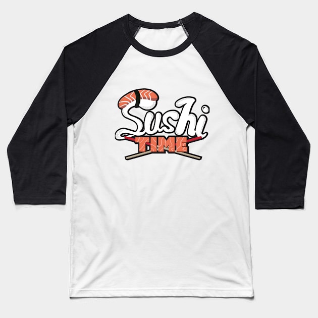 Sushi Time Baseball T-Shirt by NIMNIZ